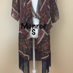 LuLaRoe Monroe Cover Up/Kimono brand new with tags